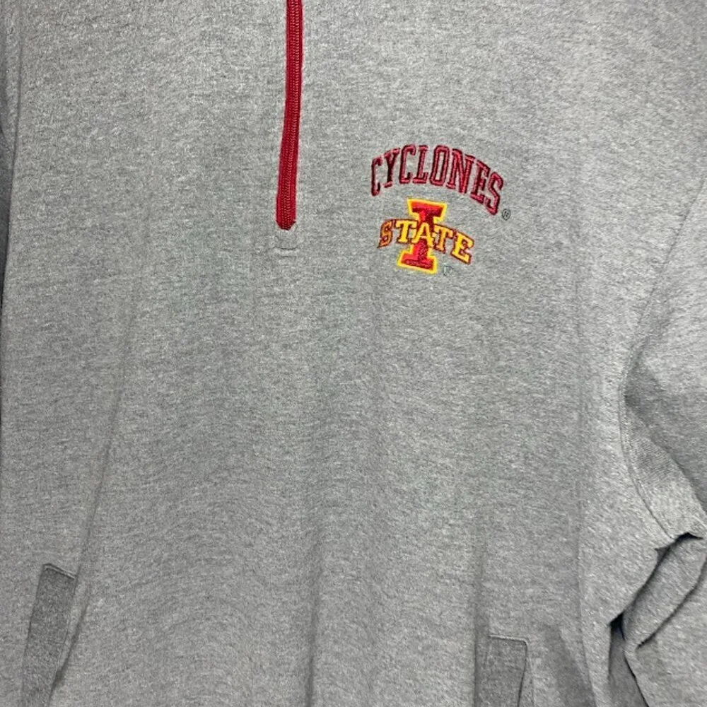 Colosseum Iowa State Cyclones Half Zip Pullover Sweater